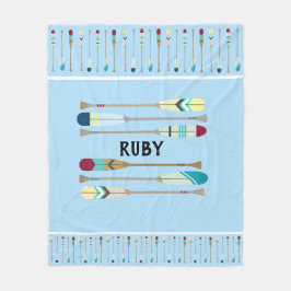 Vintage-stil Oars Fleecefilt