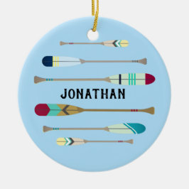 Vintage-stil Oars Julgransprydnad Keramik
