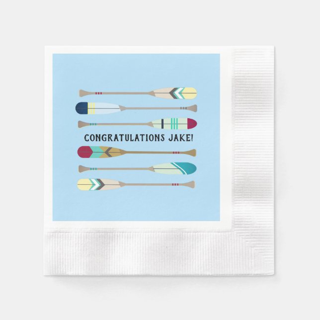 Vintage-stil Oars Pappersservett (Framsidan)