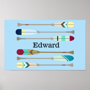 Vintage-stil Oars Poster