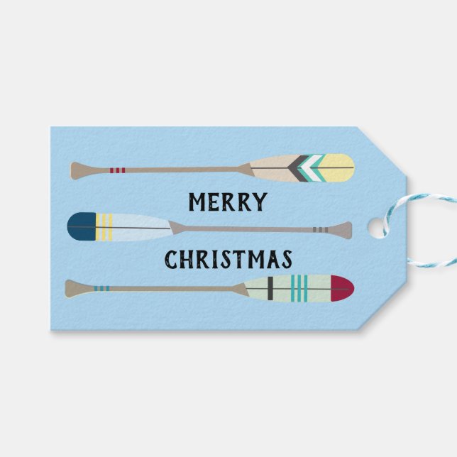 Vintage-stil Oars Presentetikett (Framsidan (Horisontell))