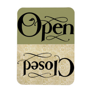 Vintage Stil Open Closed Sign Magnet
