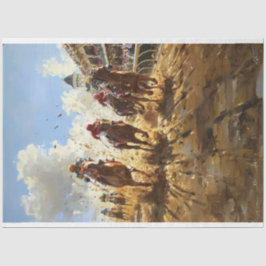 Vintage Stil Painting Kentucky Derby Decoupage