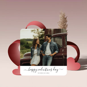 Vintage Stil par Familjefoto Valentines day Julkort