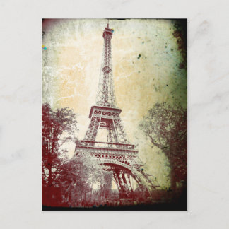 Vintage Stil Paris-postkort, Eiffel Torn Vykort