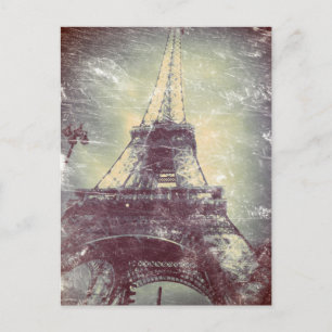 Vintage Stil Paris-postkort, Eiffel Torn Vykort