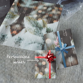 Vintage stil pastel Julgran Presentpapper