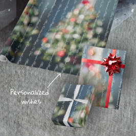 Vintage stil pastellblå jul presentpapper