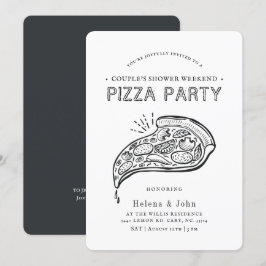 Vintage Stil Pizza Party | Kupelskor Invita Inbjudningar