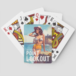 Vintage Stil Point-sökning - resning Casinokort