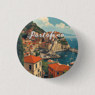 Vintage stil Portofino Genova Italien Knapp