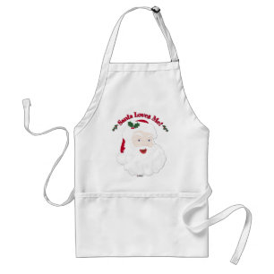 Vintage Stil Santa Kärlek mig! Förkläde