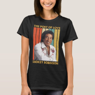 Vintage Stil Smokey Robinson - Poeten Kärlek T Shirt