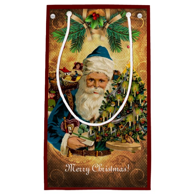 Vintage Stil St Nicholas (Jultomten) jul (Framsidan)