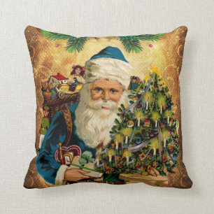 Vintage Stil St Nicholas (Jultomten) jul Kudde