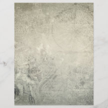 Vintage Stil Stamped Bok Page