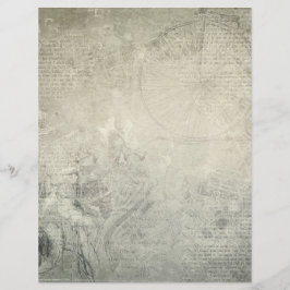 Vintage Stil Stamped Bok Page