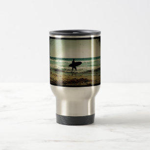 Vintage Stil Surfer Silhouette Resemugg