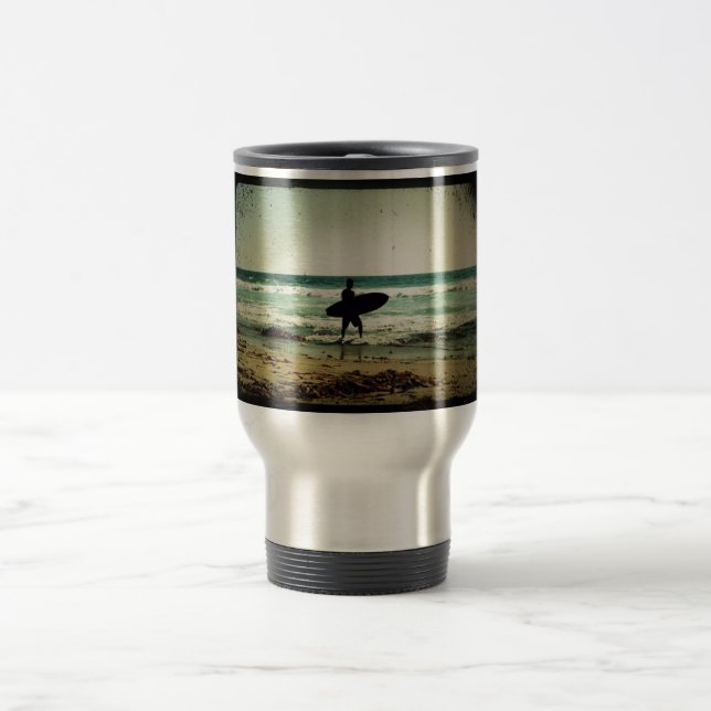 Vintage Stil Surfer Silhouette Resemugg (Center)