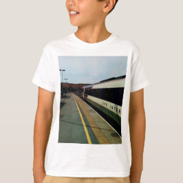 Vintage stil tåg t shirt