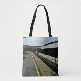 Vintage stil tåg tygkasse