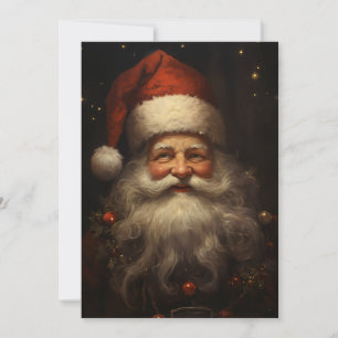 Vintage Stil Tomte Julkort