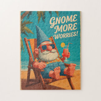 Vintage Stil Tomte Strand Semester Design Pussel