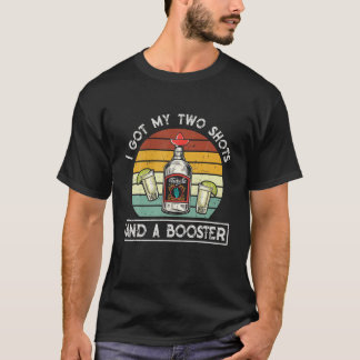 Vintage Stil Vaccination Tequila I Har My 2 Tequi T Shirt