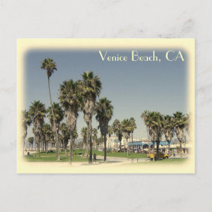 Vintage Stil Venice Beach-vykort! Vykort