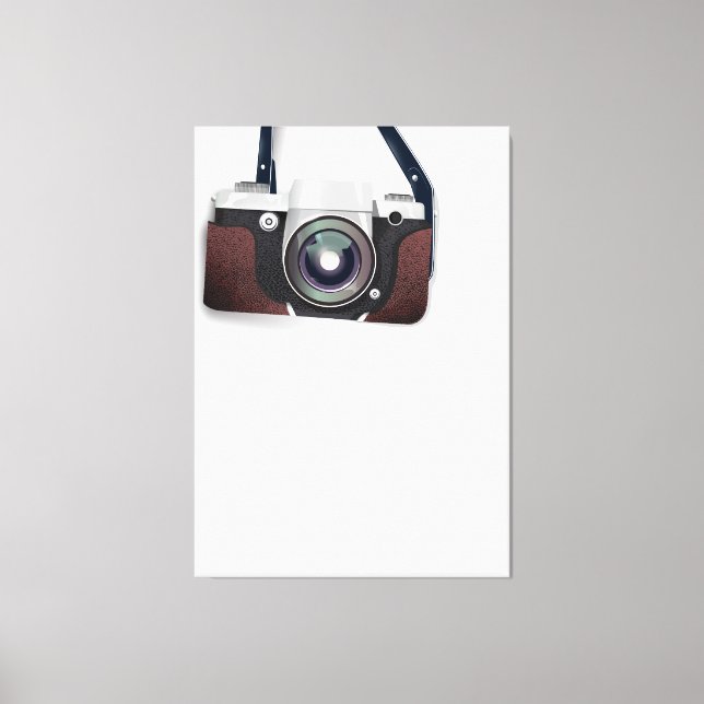 Vintage Stil Vintage-kamera Canvastryck (Framsida)