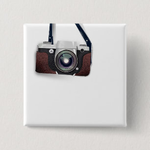Vintage Stil Vintage-kamera Knapp