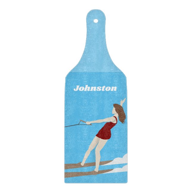 Vintage-stil Waterski (Framsidan)