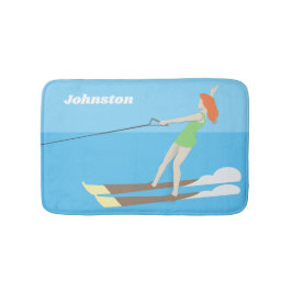 Vintage-stil Waterski Badrumsmatta