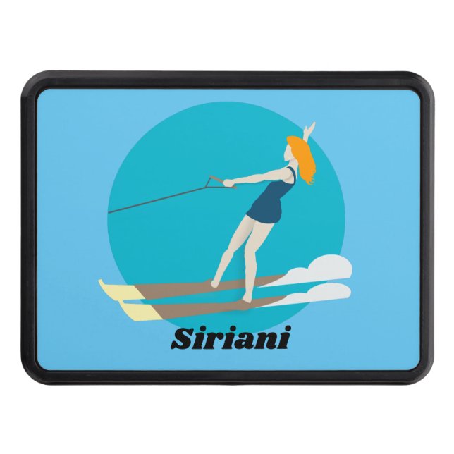 Vintage-stil Waterski Dragkroksskydd (Framsidan)