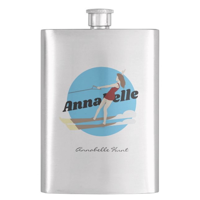 Vintage-stil Waterski Fickplunta (Framsidan)