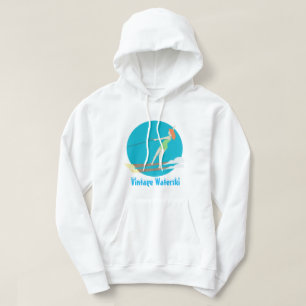 Vintage-stil Waterski Hoodie