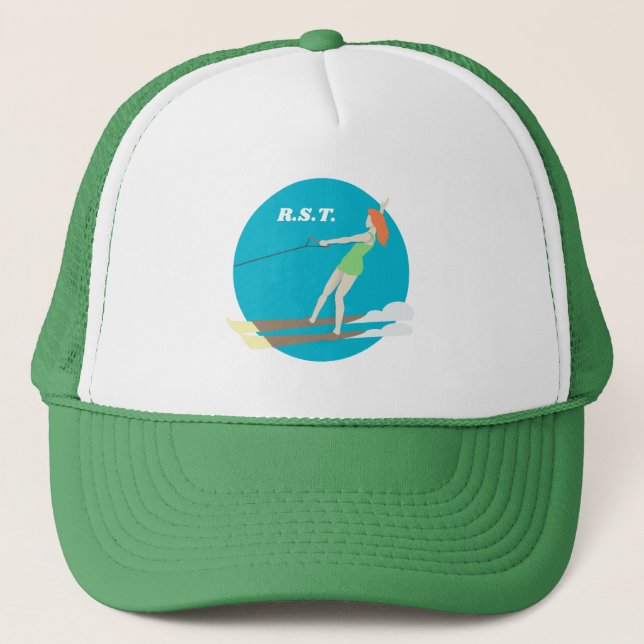 Vintage-stil Waterski Keps (Framsida)