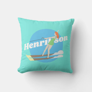 Vintage-stil Waterski Kudde