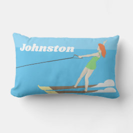 Vintage-stil Waterski Lumbarkudde