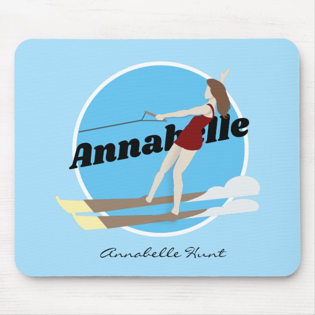 Vintage-stil Waterski Musmatta (Framsidan)