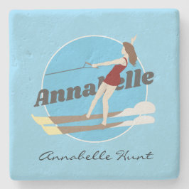 Vintage-stil Waterski Stenunderlägg