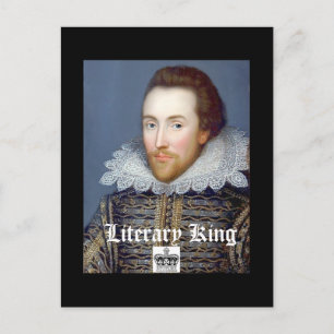 Vintage Stil William Shakespeare Theme Postcard Vykort