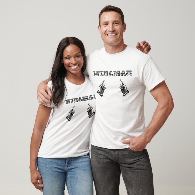 Vintage Stil Wingman Tshirt T Shirt (Unisex)