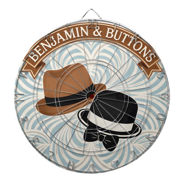 Vintage stilig darttavla (Framsidan)