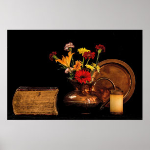 Vintage still Life Poster