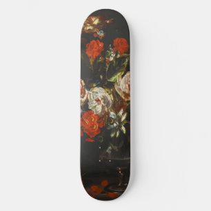 Vintage still Life with Flowers Mini Skateboard Bräda 18,5 Cm