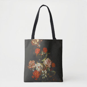 Vintage still Life with Flowers Tygkasse