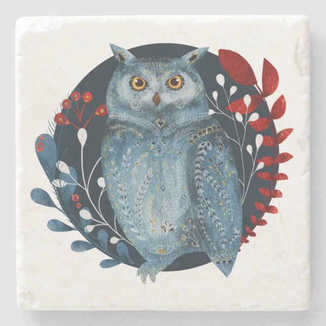 Vintage-stiluggla Stenunderlägg (Framsidan)