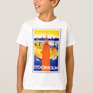 Vintage Stockholms Sverige T Shirt