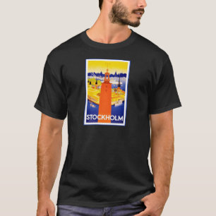 Vintage Stockholms Sverige T Shirt